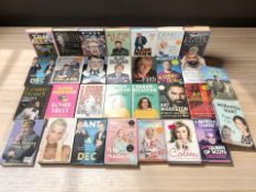 A group of autobiographies including Alan Sugar, Ant & Dec, Sarah Millican, James Corden, etc.