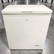 A Logik chest freezer.