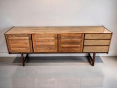 An A H McIntosh & Co Limited Brazilian rosewood (Dalbergia Nigra) sideboard, circa 1970s,