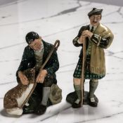 Two Royal Doulton figures : 'The Laird' HN2361 and 'The Master' HN2325.