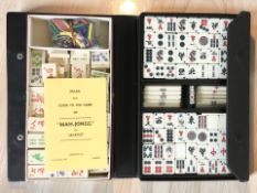 A Mah Jong set.