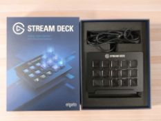 An Elgato Stream Deck, in box.