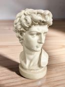 A composition bust of David, height 35 cm.