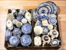 A collection of Ringtons china including cathedral caddies, chintz tea wares, etc.