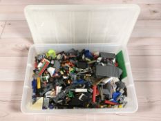 A box of assorted LEGO.
