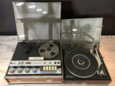 A Ferguson P128 turntable, and a further Stereophonic reel-to-reel.