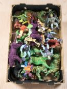 A collection of He Man figures (one box)
