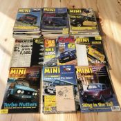 A collection of Mini World car magazines (one box)