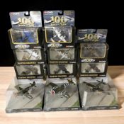 A group of Corgi Fighting Machines die cast model aircraft, Aviation Archive model, etc.