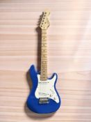 An Elevation child's electric guitar.