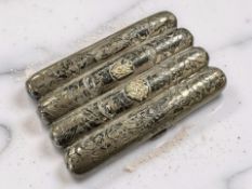 A silver cigar box, David Jellicoe Baker, London 1882,