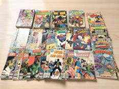 DC Comics including Arak, The Adventures of Superman, The Flash, The Phantom Stranger, Aquaman,