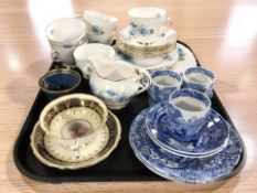 Twenty pieces of Colclough tea china, Copeland Spode Italian coffee cans and saucers,