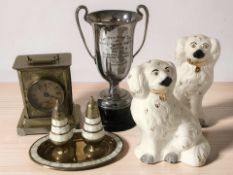 A pair of Beswick Staffordshire dogs, No .