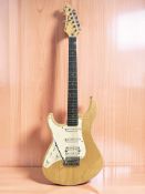A Yamaha Pacifica left handed electric guitar, numbered KL27042.