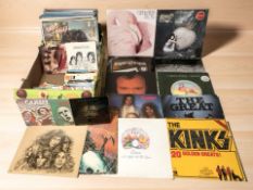 Vinyl LP records and 7