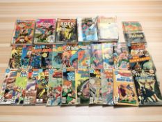 DC Comics including The Phantom Stranger, Boy Commandos, Unknown Soldier, Nightforce, Green Lantern,