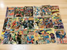 DC Comics including Batman, Superman, Men of War, The Superfriends, Green Arrow,