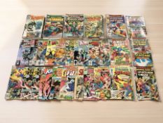 Marvel Comics including Marvel Team Up, Red Sonja, Secret Wars, Nick Fury, Ghost Rider,