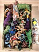A collection of He Man figures (one box)