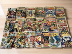 Marvel Comics including The Champions, The Defenders, Ghost Rider, The Eternals, The Invaders,