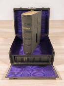 A leather bound Holy Bible and Book of Common Prayer, printed at the University Press, Oxford,