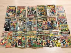 Marvel Comics including Captain America, The Sub-Mariner, The Invincible Iron Man, The Eternals,