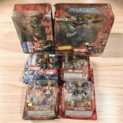 Six Mattel Masters of the Universe He Man figures in original boxes (one box)