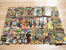 Marvel Comics including Captain America and The Falcon, The Amazing Spider-Man, The Defenders,