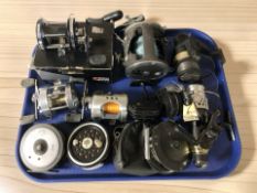 Fishing reels including an Abu Garcia Ambassadeur C4 Series 6501 C4, with box,