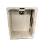 A Belfast porcelain sink, width 62 cm.