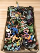 A collection of He Man figures (one box)