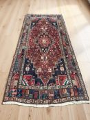 A Heriz long rug, North-West Iran,