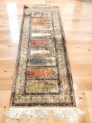 A Keyseri prayer runner, Anatolia, 246 cm x 87 cm.