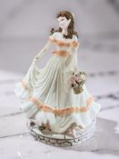 A Coalport porcelain figure 'English Rose Collection : 1999 Admired Miranda', No.