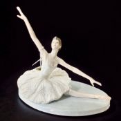 A Coalport porcelain figure 'The Darcey Bussell Collection : Odette the White Swan', No.