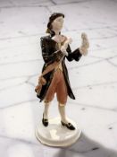 A Coalport porcelain figure 'Prince Charming', No. 428 of 2000, height 25 cm.