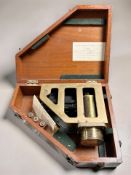 An Admiralty Pattern mk. III clinometer 45 degrees by E.R. Watts & Son, London. Dated 1941.