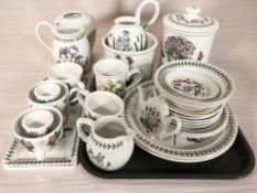 Approximately twenty seven pieces of Portmerion The Botanic Garden table wares