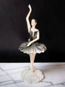 A Coalport porcelain figure 'The Darcey Bussell Collection : Odile the Black Swan', No.