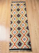 A Chobi Kilim runner,