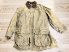 A Barbour Border wax jacket,