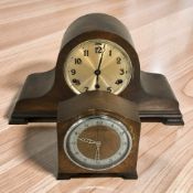 An early 20th century Napoleon hat mantel clock,