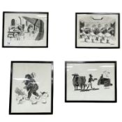 Gettermann : A cartoon sketch depicting a caveman, 22 cm x 28 cm,