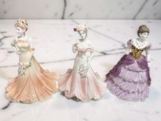 Two Coalport The Flower Lady Collection figures : Loveliest Jasmine numbered 210 of 2000,