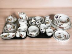 Approximately forty five pieces of Royal Worcester Evesham table wares