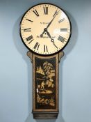 An 18th century and later Act of Parliament or Tavern clock,