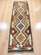 A Chobi Kilim runner,