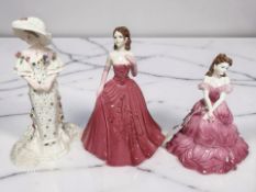 Two Coalport The Collingwood Collection : Mary & Rosemary,