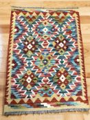 A Chobi Kilim rug,